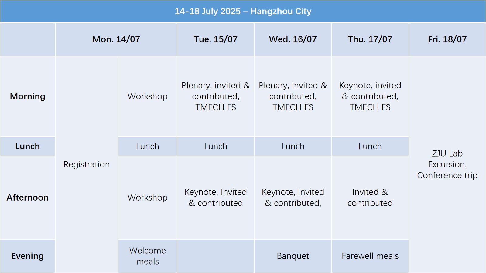 Program at a Glance